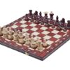 Jeu d’Échecs Décoratif en Bois - Grand Échiquier Pliant avec Rangement Individuel