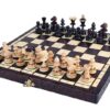 Jeu d'Échecs en Bois Pliable avec Rangement – Élégance et Mobilité