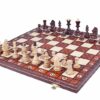 Jeu d’Échecs Pliant en Bois - Échiquier avec Rangement Individuel