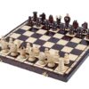 Jeu d'Échecs en Bois Pliant – Ensemble avec Échiquier Compact