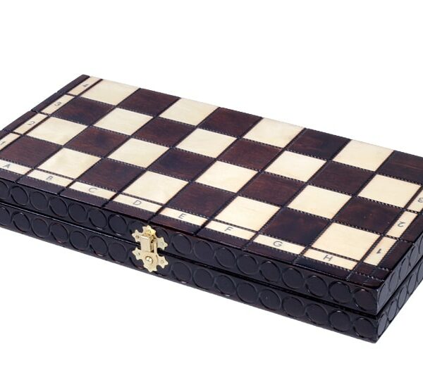 Ensemble de Jeu d'Échecs en Bois Pliable – Pratique et Élégant