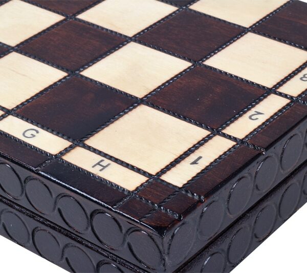 Ensemble de Jeu d'Échecs en Bois Pliable – Pratique et Élégant