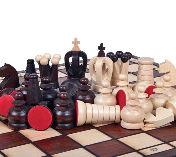 Jeu d’Échecs Pliant en Bois - Échiquier Compact 31 cm avec Rangement