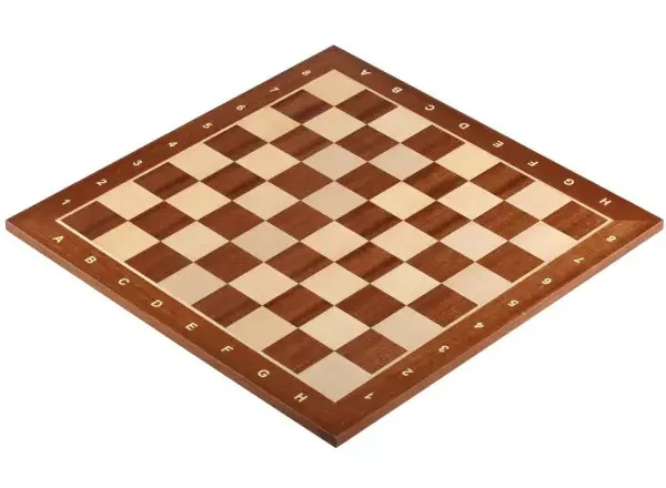 Jeu d'Échecs pour Débutant en Bois d'Érable et Acajou - Pièces Staunton en Buis et Acacia