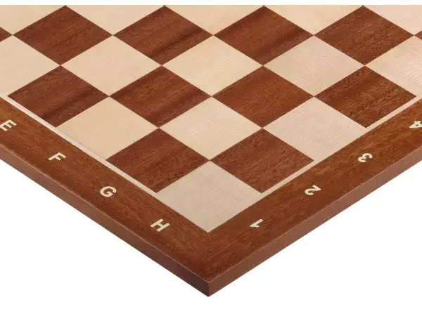 Jeu d'Échecs pour Débutant en Bois d'Érable et Acajou - Pièces Staunton en Buis et Acacia