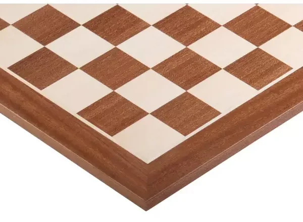 Jeu d'Échecs pour Débutant en Bois Érable et Acajou - Pièces Staunton en Buis et Acacia