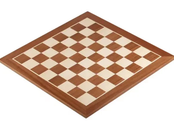 Jeu d'Échecs pour Débutant en Bois Érable et Acajou - Pièces Staunton en Buis et Acacia