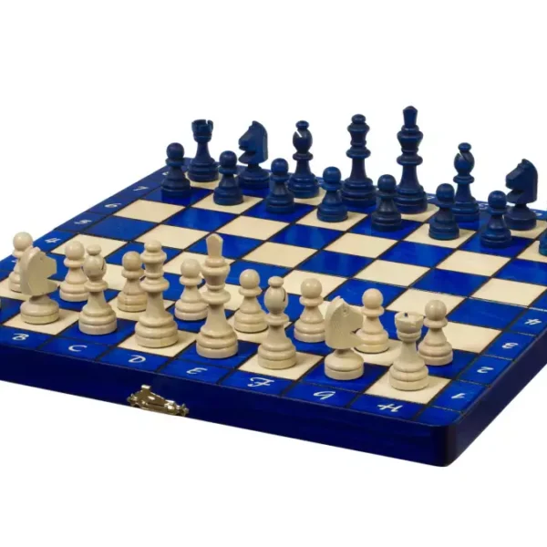 Échecs Magnétiques bleus (28x28 cm)