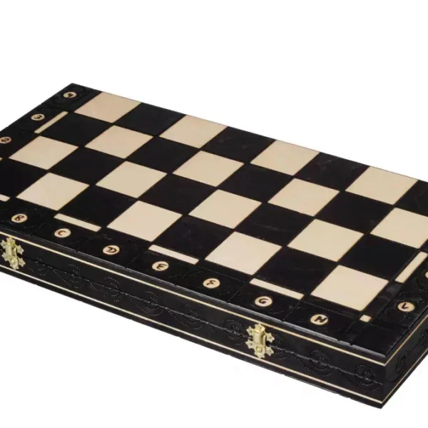 Jeu d’Échecs Ambassadeur en Bois – Élégance et Durabilité