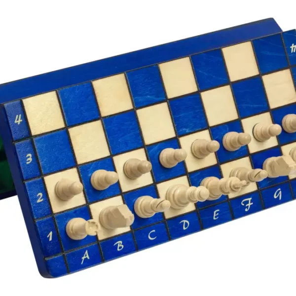 Échecs Magnétiques bleus (28x28 cm)