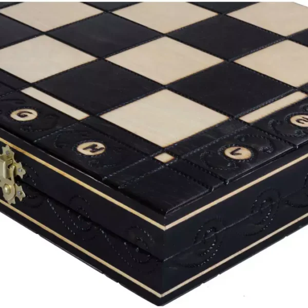 Jeu d’Échecs Ambassadeur en Bois – Élégance et Durabilité