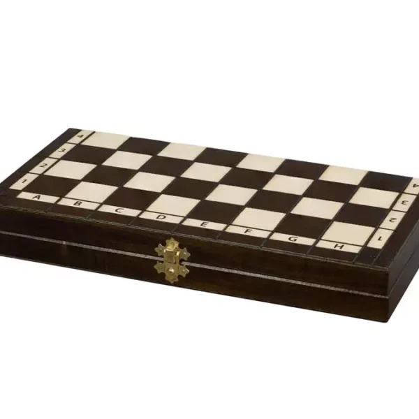 Ensemble d'Échecs Olympiques en Bois avec Plateau Pliable et Pièces Staunton