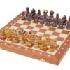 Jeu d’Échecs en Bois de Cerisier – Échiquier Pliant avec Rangement