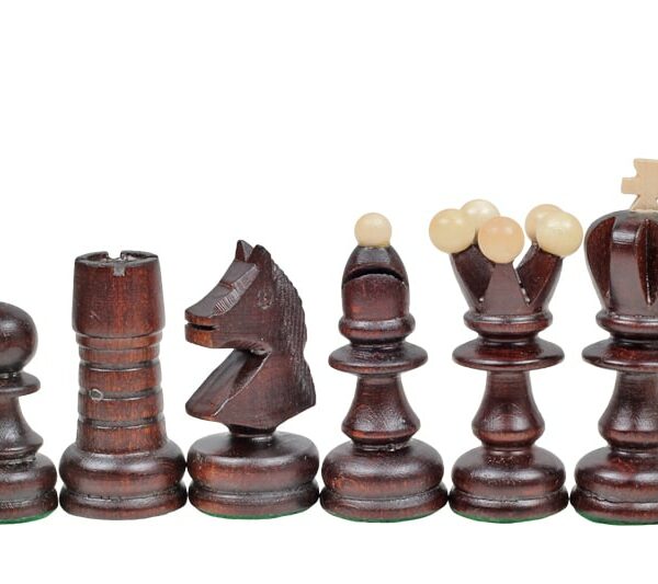 Jeu d’Échecs en Bois de Cerisier – Échiquier Pliant avec Rangement