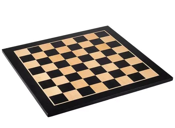 Jeu d'Échecs en Bois d'Acacia et de Buis avec Échiquier en Érable