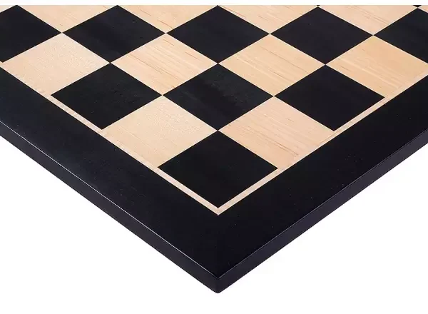 Jeu d'Échecs en Bois d'Acacia et de Buis avec Échiquier en Érable